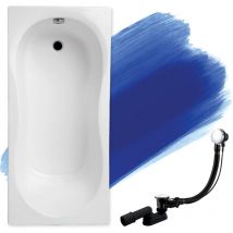 Baignoire Rectangulaire 140x70, Siphon de bain et pieds (support) - Set 3en1 - Fabriqué en UE - BADLAND GRACJA