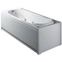 Glass - Baignoire rectangulaire avec hydromassage et panneau mod. ithaque