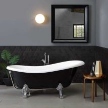 Baignoire Style Classique Blanche Et Noire Romantica