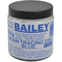 1992 Drain Tracking Dye 200g 8oz - Blue BAI1992 - Bailey