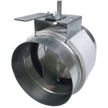 Baillindustrie - registre motorisable - 160 mm - en acier galvanisé regmotg160