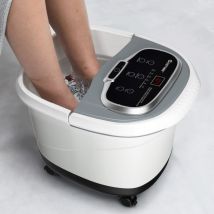 Maisonchic - Bain de Pied 15L avec Ecran led 6 Rouleau de Massage Chaleur Automatique 35°C-48°C Gris CW4678 Maison Chic