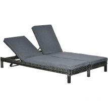 Bain de soleil 2 places TESS gris