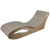 Levigne – Bain de soleil en contreplaqué – Transat – Matières, Quantité par pack, Matière de la structure, Largeur, Longueur, Hauteur d'assise