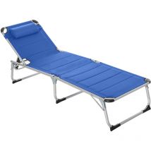 Bain de soleil pliable max bleu