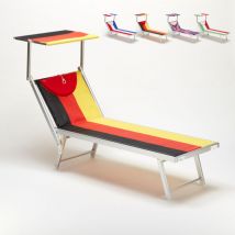 Beach And Garden Design - Bain de soleil professionnel en Aluminium Santorini Europe edition - Allemagne
