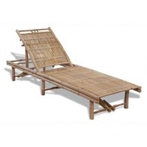 Maisonchic - Bain de soleil, Transat, Chaise longue bambou togp80746 Maison Chic