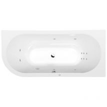 Polysan - Bain d'hydromassage de viva r hydro, 185x80x47cm, blanc