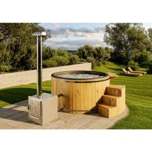 Finntherm - Bain nordique Göteborg Naturel Bois thermique 200 x cm