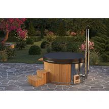 Finntherm - Bain nordique - Stockholm Naturel Bois thermique 200 x cm