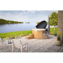 Finntherm - Bain nordique Stockholm Édition Spa Naturel Bois thermique 220 x cm