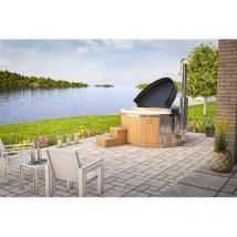 Finntherm - Bain nordique Stockholm Édition Spa Naturel Bois thermique 220 x cm
