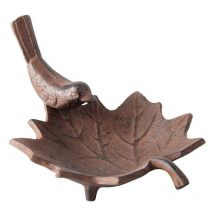 Baignoire pour oiseaux et mangeoire Extérieur Fonte