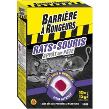 Bait auf Teig für Ratten und Mäuse 150 g 15 Beutel