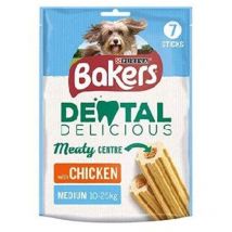 Bakers Dental Delicious Chicken Medium 200g 7 Sticks - Pack (6)