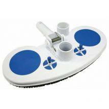 Balai aspirateur manuel, pour piscine, forme demi lune. Jardiboutique