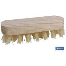 Brosse à récurer 7x4 plastique ondulée