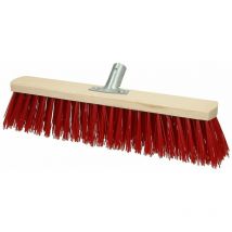 Balai de rue 40 cm brosses élastomère avec logement pour manche