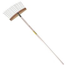 Outils Perrin - Balai à feuilles et gazon 'bois/acier' - 165 cm