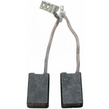 Balais de Charbon pour AEG Ponceuse Excentrique 369633 - 6,3x12,5x20mm