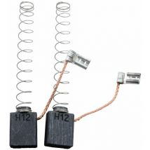 Balais de Charbon pour AEG Scie HK75 - 6,3x12,5x15,5mm - Remplace 4.931.259.022