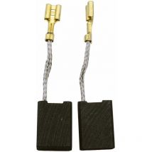 Balais de Charbon pour Bosch gws 21-230 - 6,3x16x22mm