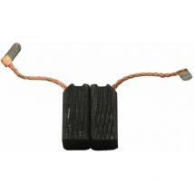 Balais de Charbon pour Flex Meuleuse 1109 fe - 6,3x7x15,5mm - Remplace K33