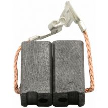 Metabo - Balais de Charbon pour Meuleuse ew 7127 Quick - 6,4x8x16mm