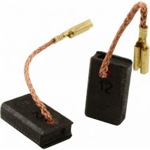 Balais de Charbon pour Metabo Mini Meuleuse Angulaire w 9-125 - 5x10x16mm