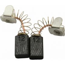 Balais de Charbon pour Protool Perceuse PDP 16 E - 5x8x12,5mm - Remplace 627003