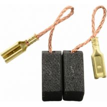 Balais de Charbon pour Stayer Coupeuse/Scie SA126/970 - 6x6x15mm