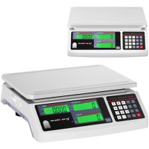 Steinberg Systems – Balance De Magasin Commerciale 30 Kg – Écran Lcd Rétroéclairé – Plateforme 30,5 X 22 Cm – Autonomie 72 H – Capteurs Modernes