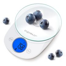 Aigostar - balance de cuisine numérique multifonctionnelle lcd 1GR 5KG