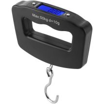Fitags - Balance de pêche numérique 50KG balance numérique électronique, crochet portable / grand écran lcd rétro-éclairé / convient pour la cuisine,