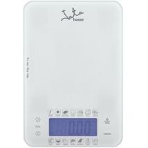 Balance de cuisine – 5 kg – Analyseur de calories – Format de la balance, Longueur, Alimentation électrique, Largeur – Jata Hogar