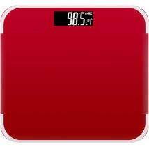 Balance électronique Balance électronique à chargement USB Balance corporelle Balance de poids lourd Balance électronique (Couleur : Rouge)