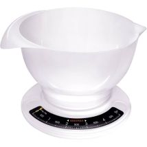 Balance De Cuisine Avec Récipient De Mesure Soehnle Culina Pro Plage De Pesée (max.)=5 Kg Blanc