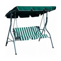 Rocker en acier vert