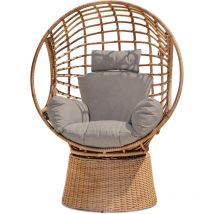 Parisgarden - borabora - Balancín de jardín de resina trenzada - paris garden