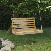 Maison Chic - Balancelle de jardin Balancelle confort 110 cm Bois de pin imprégné 65825