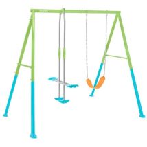 Balançoire à bascule Intex – Acier galvanisé – 251 x 211 x 254 cm – 3-10 ans – 144 kg