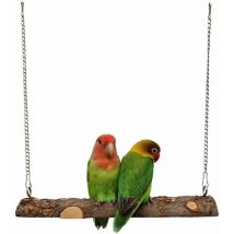 Balançoire en Bois pour Oiseau, Balançoire Perroquet, Jouets pour Oiseaux en Bois Pomme Naturel, Balançoires à Oiseaux pour perroquets, perruches