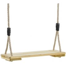 Balançoire bois avec cordes chanvre
