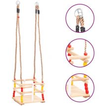 Maisonchic - Balançoire pour bébé avec ceinture de sécurité, Siège de balançoire Pin solide -ASAF14617 design in