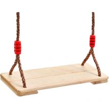 Balançoire suspendue pour adultes et enfants Balançoire extérieure/intérieure en bois poli anti-corrosion à quatre panneaux, taille du produit: