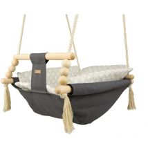Viking Choice - Balançoire berceau - max 20 kg - diamants gris, crème - diamants gris, crème