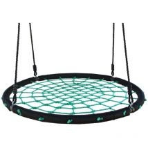 Balançoire nid - tressée ouverte - diamètre 100 cm - cordes 165 cm