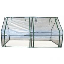 Balcon de la terrasse du tunnel de jardin à la serre Brixo 180x90 cm