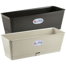 Balconetta rettangolare 'liberty' LT.9 - stone grey