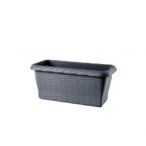 Bama - Balconetta Rettangolare 'Paglia' Cm 40X20X17,5 Lt.7,5 - Panna